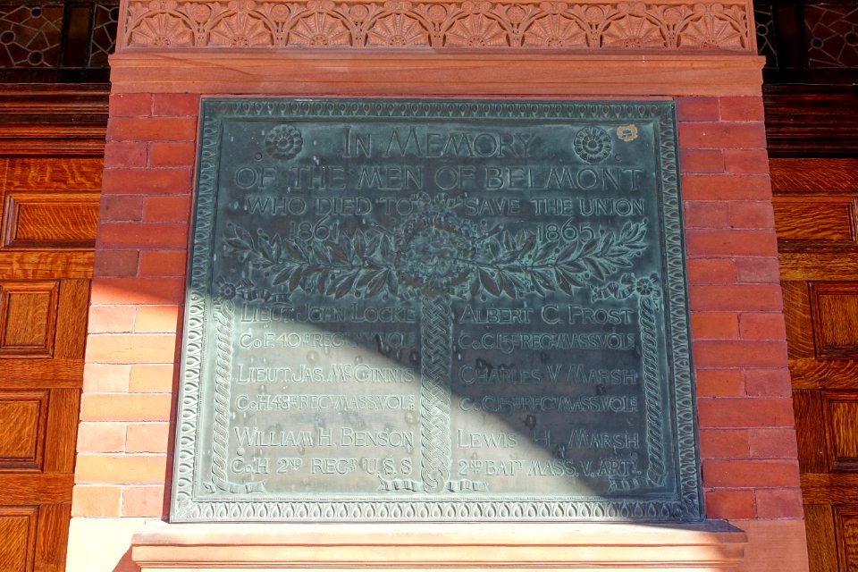 Civil War Memorial - Belmont, MA - DSC07872