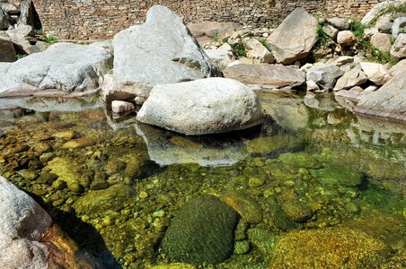 Nature water courses cascade