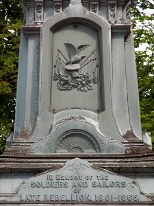 Civil War Memorial, McKeesport and Versailles Cemetery, 2015-05-25, 03