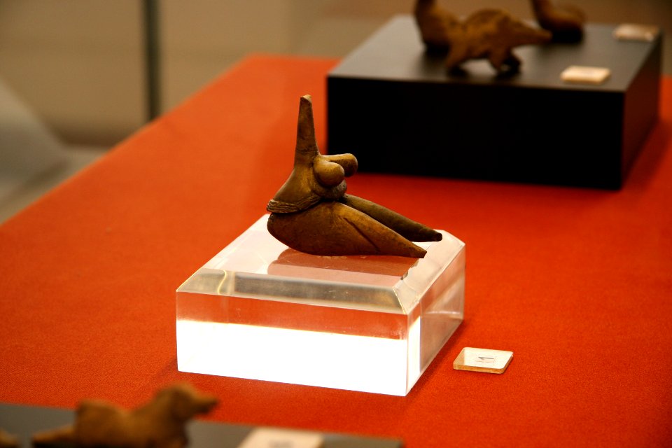Clay human figurine