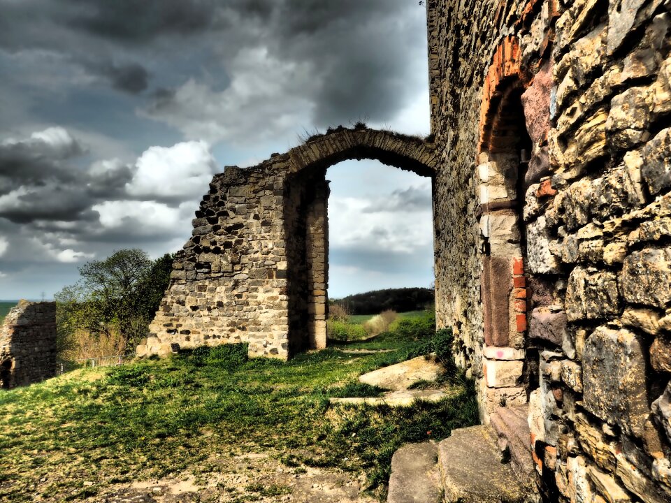 Very old film set ruin