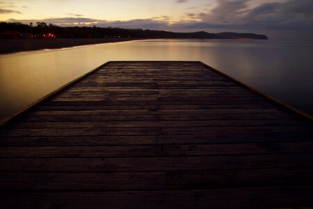 Night dark water