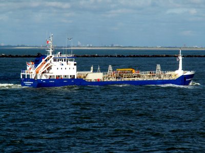 Clearwater p3 approaching Port of Rotterdam, Holland 10-Aug-2005