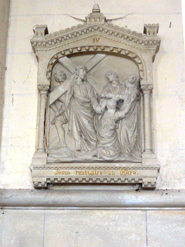 Cleuville (Seine-Mar.) église Saint-Léger, chemin de croix station 04