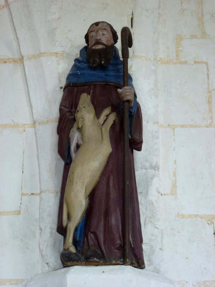 Clerques (Pas-de-Calais) église, statue 012