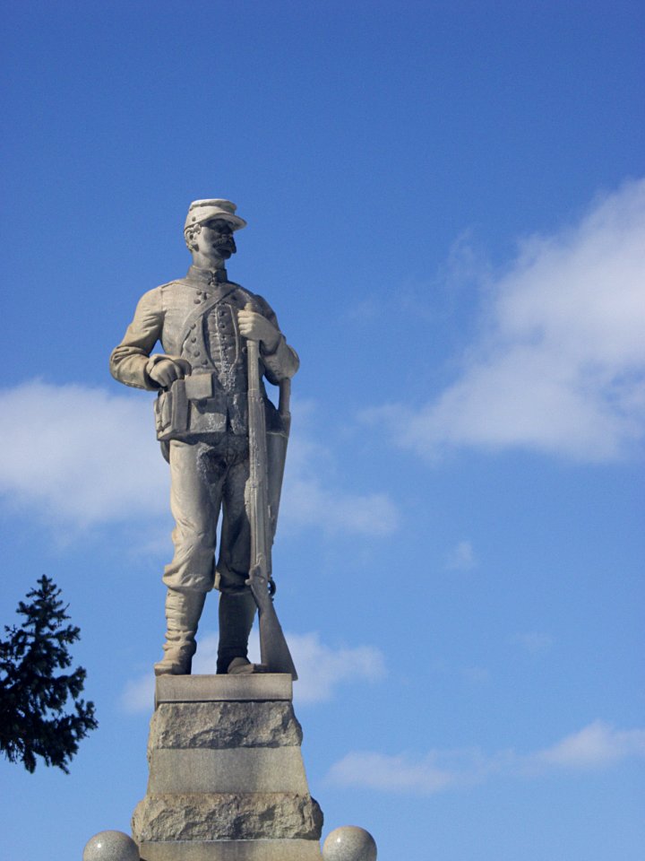 Civil War memorial, Greenwood Cemetery, 02