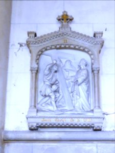 Cleuville (Seine-Mar.) église Saint-Léger, chemin de croix station 02