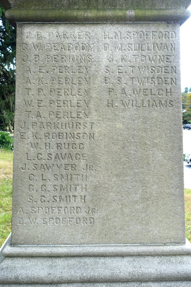 Civil War Memorial - Boxford, Massachusetts - DSC06230