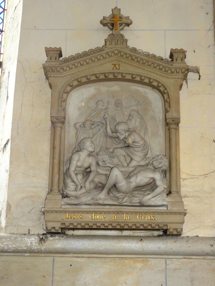 Cleuville (Seine-Mar.) église Saint-Léger, chemin de croix station 11