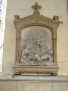 Cleuville (Seine-Mar.) église Saint-Léger, chemin de croix station 11