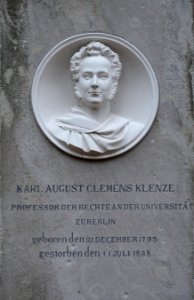 Clemens August Carl Klenze - Dorotheenstädtischer Friedhof - Berlin, Germany - DSC00369