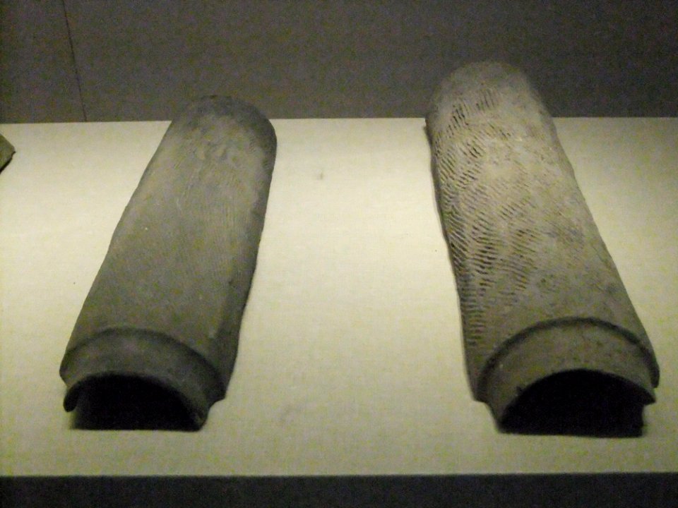 Clay tiles, Warring States period, Hubei Museum3