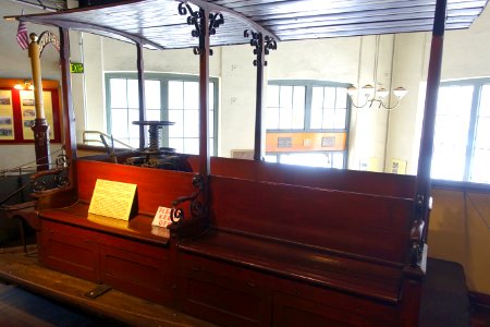 Clay Street Hill Railroad Car No. 8, 1873, displayed in the 1893 Colombian Exposition - San Francisco Cable Car Museum - San Francisco, CA - DSC04001