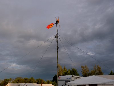 Climate Camp Pödelwitz 2019 wind turbine 16 photo