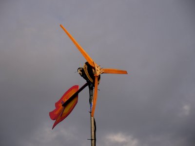Climate Camp Pödelwitz 2019 wind turbine 12