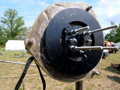Climate Camp Pödelwitz 2019 wind turbine 03