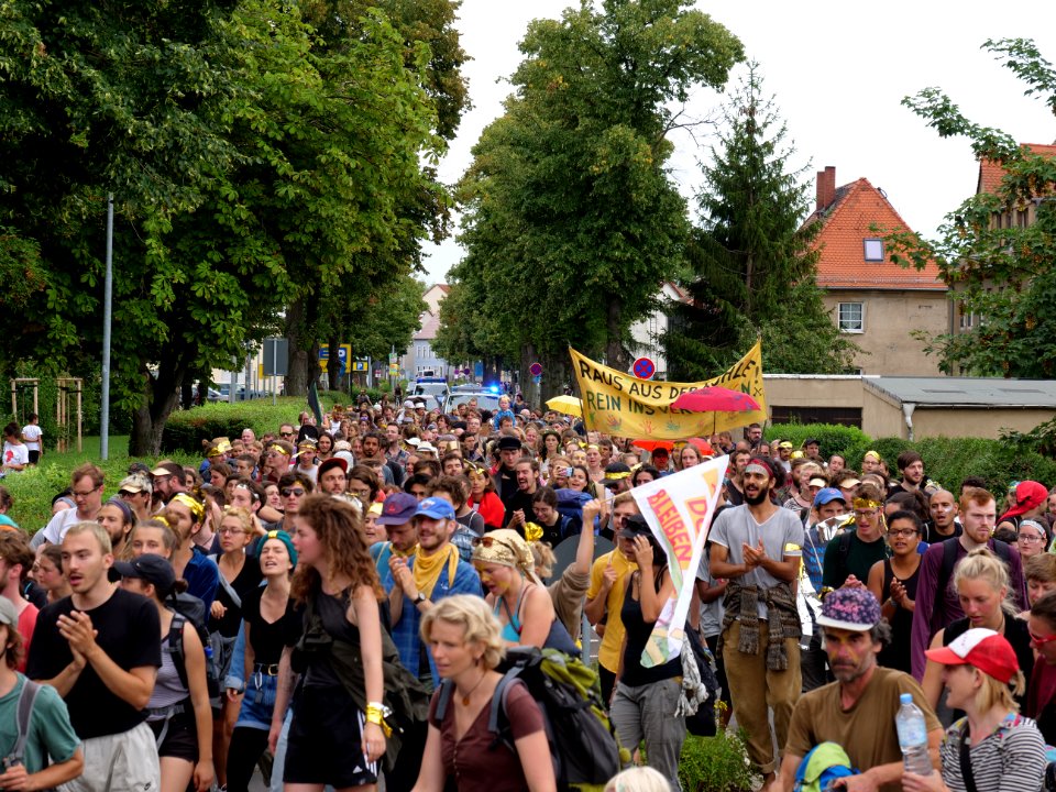 Climate Camp Pödelwitz 2019 Dance-Demonstration 41