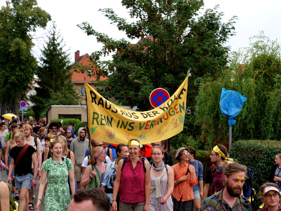 Climate Camp Pödelwitz 2019 Dance-Demonstration 44