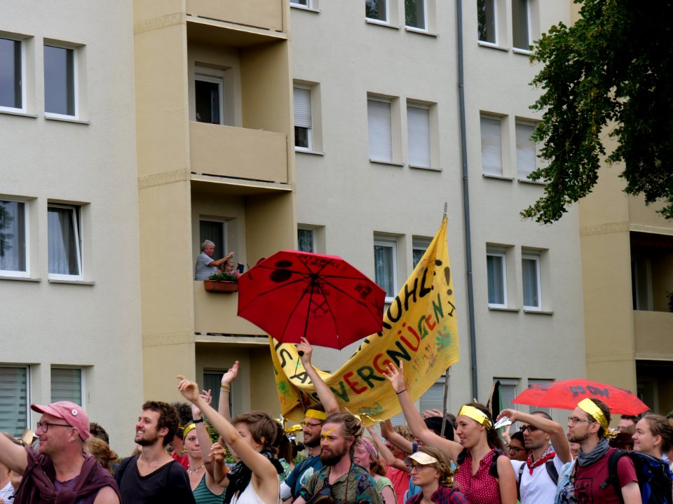 Climate Camp Pödelwitz 2019 Dance-Demonstration 38