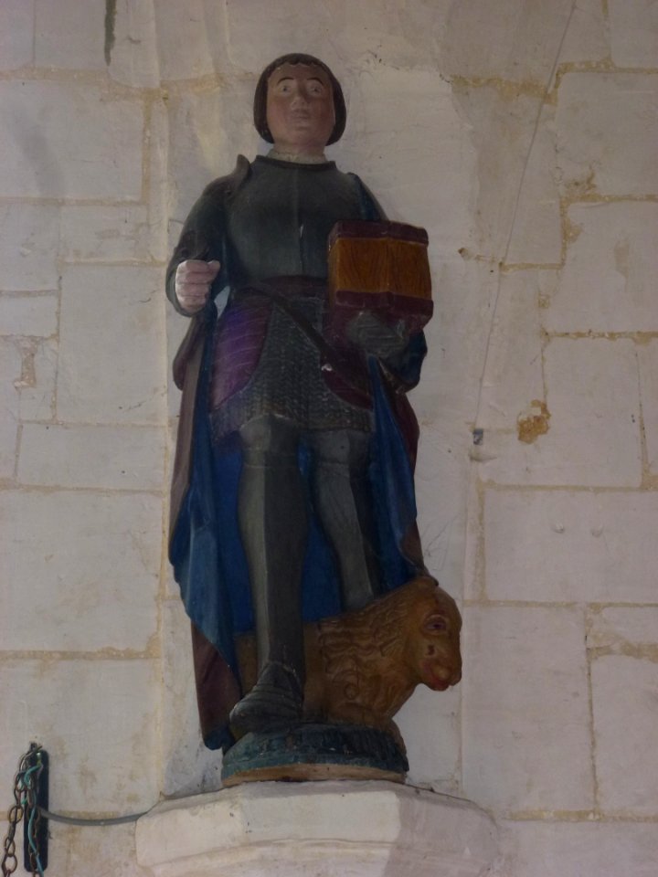 Clerques (Pas-de-Calais) église, statue 07