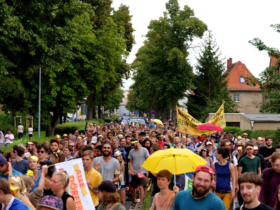 Climate Camp Pödelwitz 2019 Dance-Demonstration 43