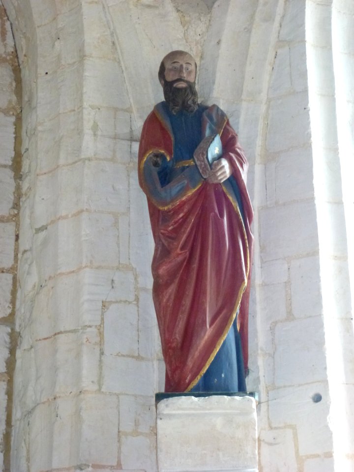 Clerques (Pas-de-Calais) église, statue 06