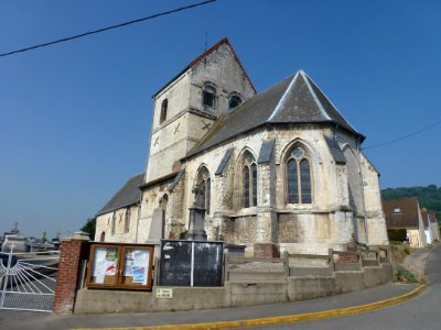 Clerques (Pas-de-Calais) église, extérieur