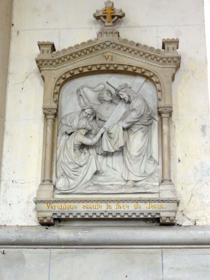 Cleuville (Seine-Mar.) église Saint-Léger, chemin de croix station 06