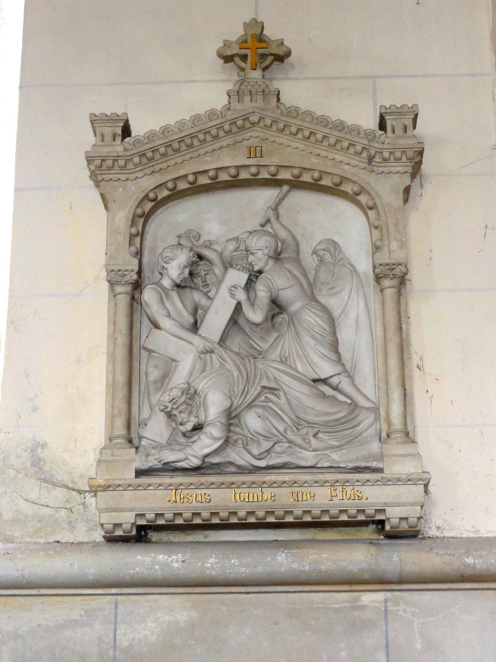 Cleuville (Seine-Mar.) église Saint-Léger, chemin de croix station 03