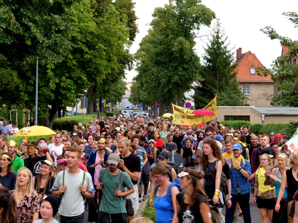 Climate Camp Pödelwitz 2019 Dance-Demonstration 40