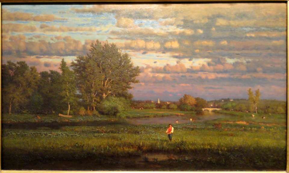Clearing Up, George Inness, 1860 - Museum of Fine Arts, Springfield, MA - DSC03888