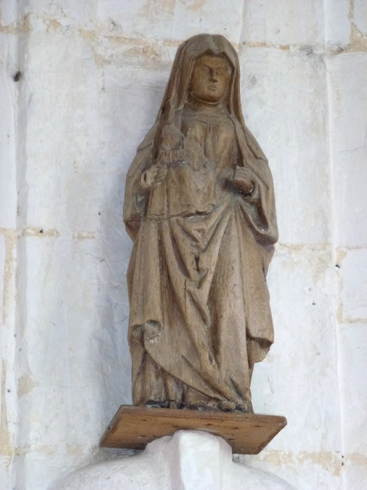 Clerques (Pas-de-Calais) église, statue 10