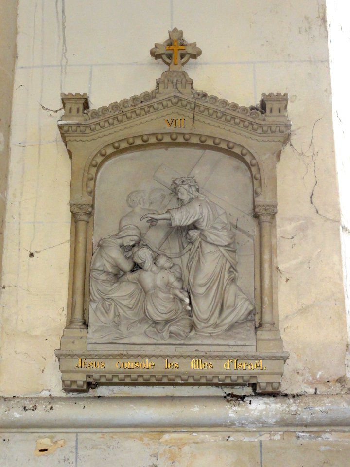 Cleuville (Seine-Mar.) église Saint-Léger, chemin de croix station 08