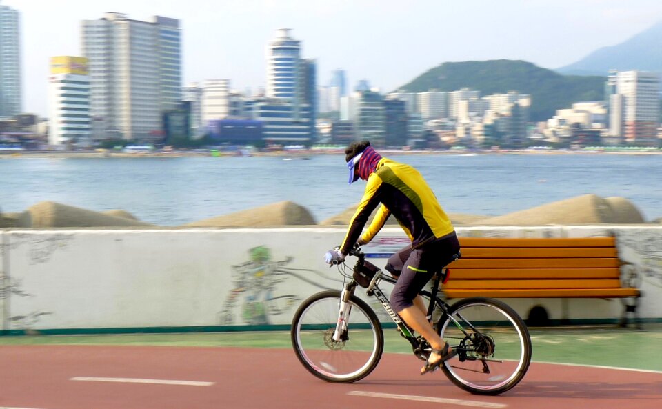 Cyclist biking sport