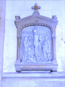 Cleuville (Seine-Mar.) église Saint-Léger, chemin de croix station 12