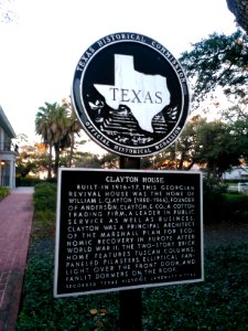 ClaytonHouseHistMarker