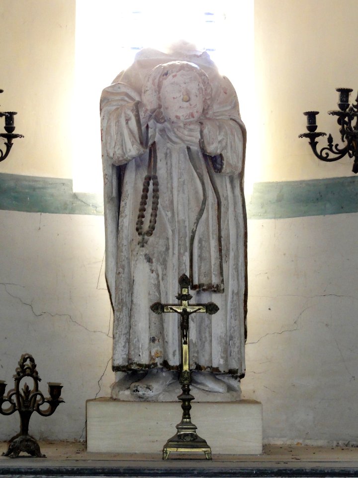 Cleuville (Seine-Mar.) église Saint-Léger, statue (05)