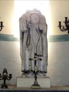 Cleuville (Seine-Mar.) église Saint-Léger, statue (05)