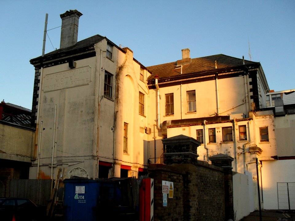 Cliftonville Inn (The Station), Goldstone Villas, Hove (Rear Elevation) (January 2010)