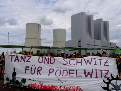 Climate Camp Pödelwitz 2019 Dance-Demonstration 150