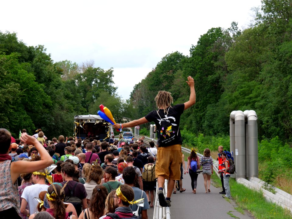 Climate Camp Pödelwitz 2019 Dance-Demonstration 86