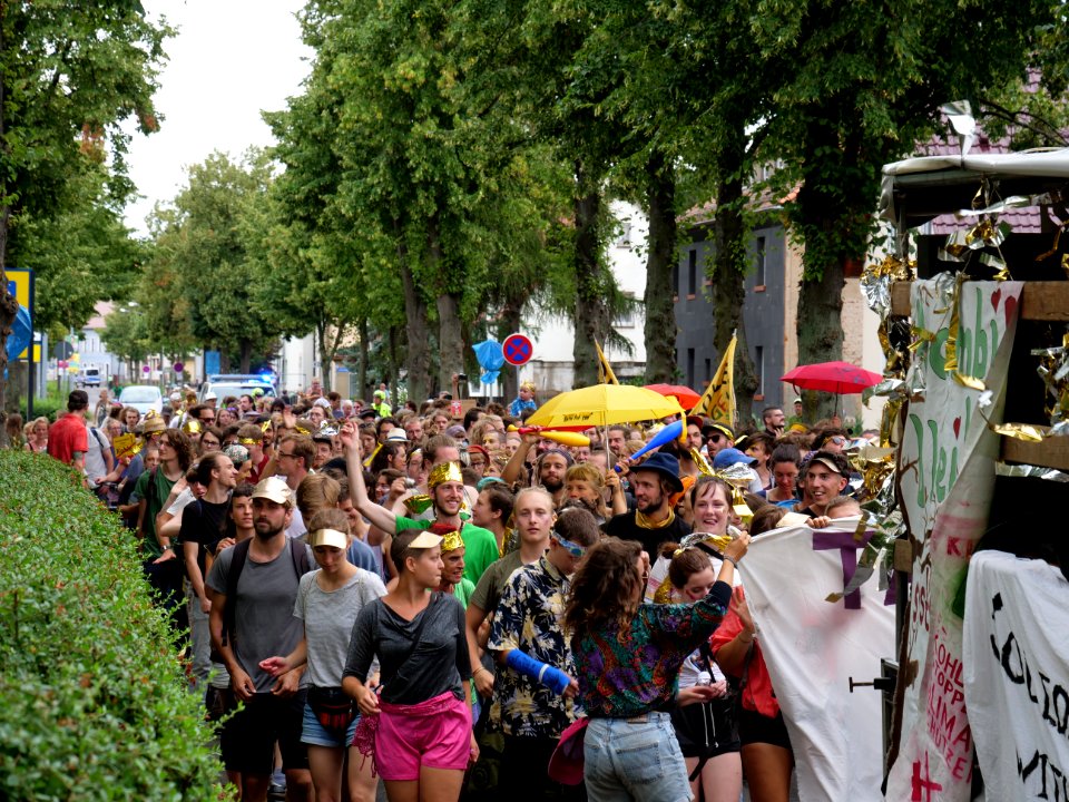 Climate Camp Pödelwitz 2019 Dance-Demonstration 26