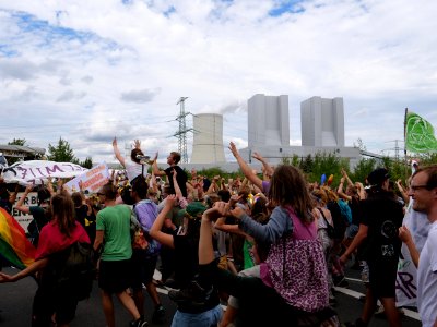 Climate Camp Pödelwitz 2019 Dance-Demonstration 134