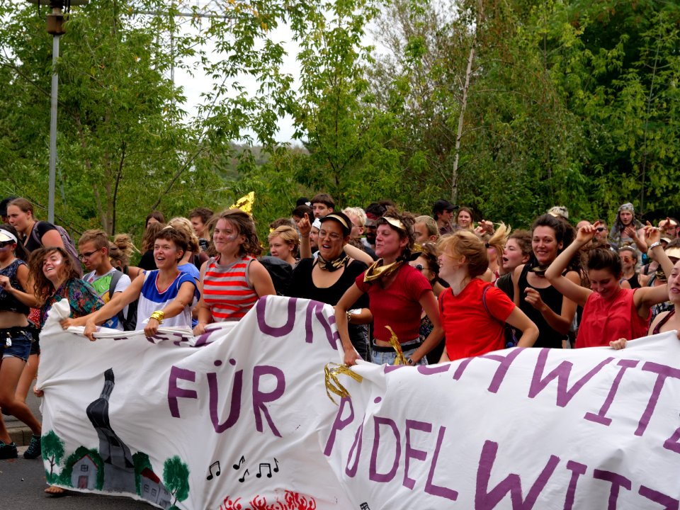 Climate Camp Pödelwitz 2019 Dance-Demonstration 128