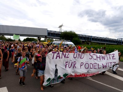Climate Camp Pödelwitz 2019 Dance-Demonstration 141