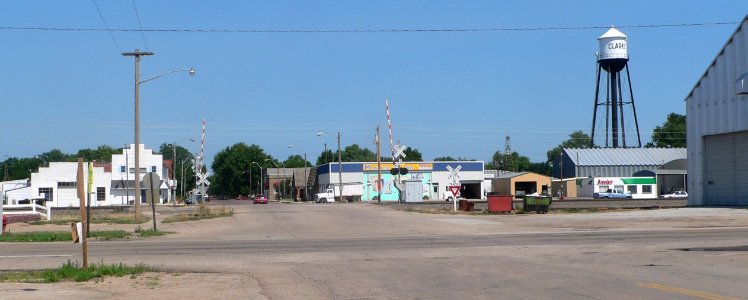 Clarks, Nebraska Green from US30 1