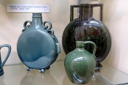 Classical forms, Chelsea Keramic Art Works, c. 1880, ceramic - Dedham Historical Society - Dedham Massachusetts - DSC04256
