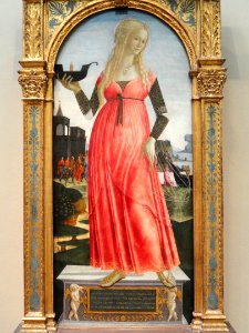 Claudia Quinta by Neroccio de' Landi, c. 1490-1495, tempera on panel, view 2 - National Gallery of Art, Washington - DSC08856