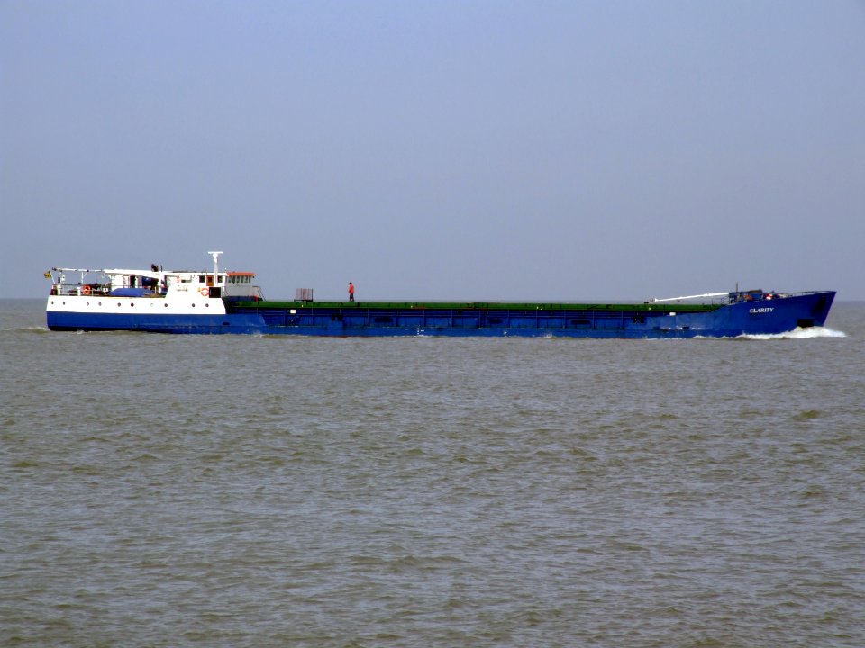 Clarity approaching Port of Rotterdam