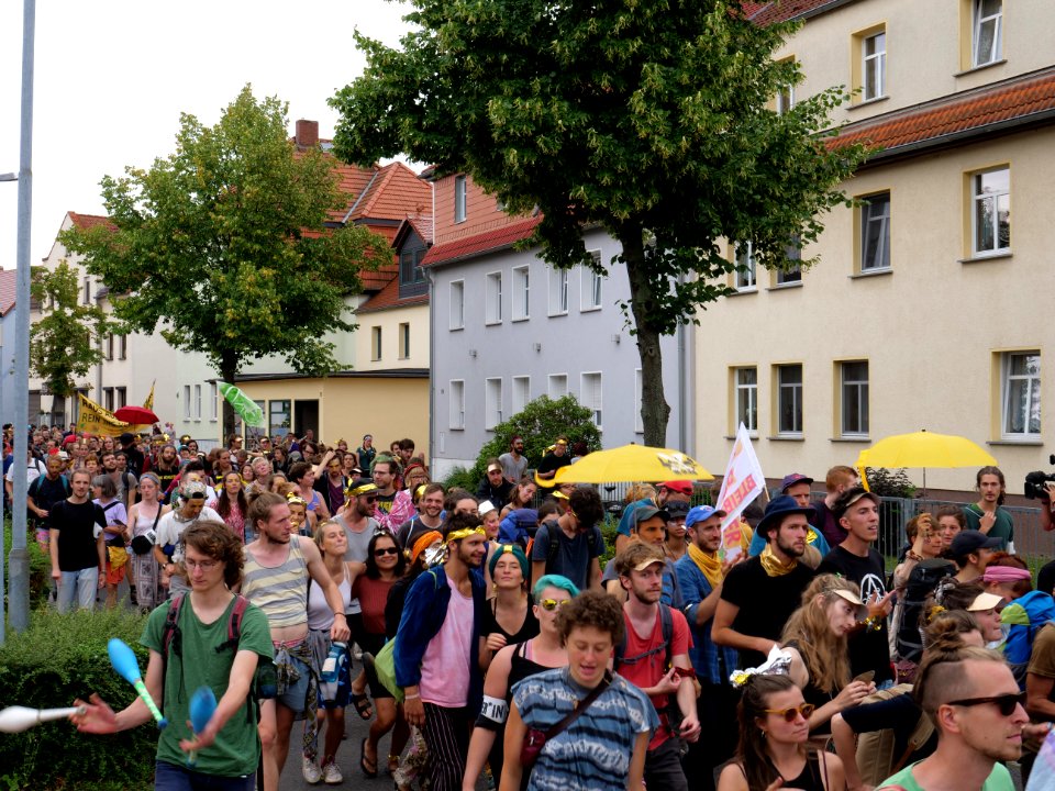 Climate Camp Pödelwitz 2019 Dance-Demonstration 18